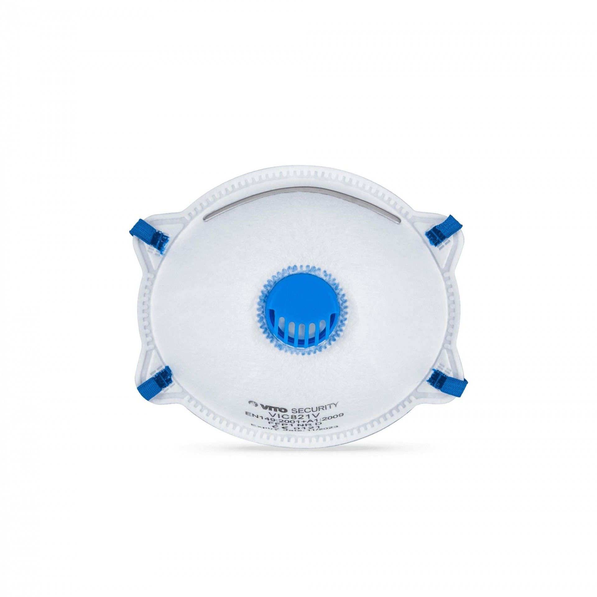 Conjunto de 3 máscaras de proteção com válvula ffp1 refª VIC821VP1 VITO