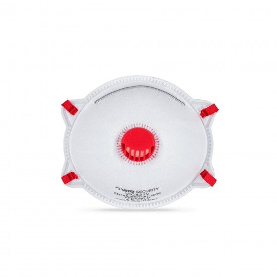 Conjunto de 12 mscaras de proteo com vlvula ffp2 ref VIC821VC VITO