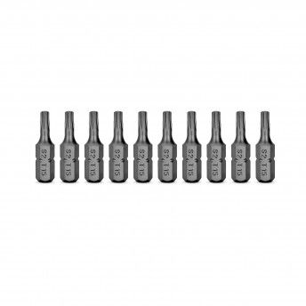 Conjunto de 10 bits torx inviolável t20x25mm refª VIBTI20 VITO Conjunto de 10 bits torx inviolável t20x25mm refª VIBTI20 VITO