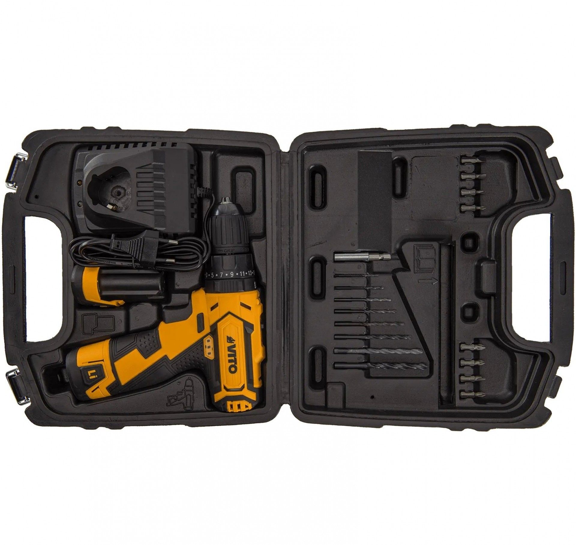 Aparafusadora 12V (2x2.0Ah) c/percussão refª VIBSFL12 Vito