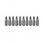 Conjunto de 10 bits pozidrive pz2 x 25 mm ref VIBPZ2 VITO