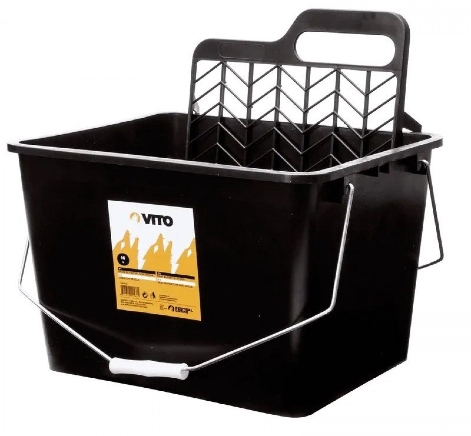 Balde de Pintura com Grelha refª VIBPG16 Vito
