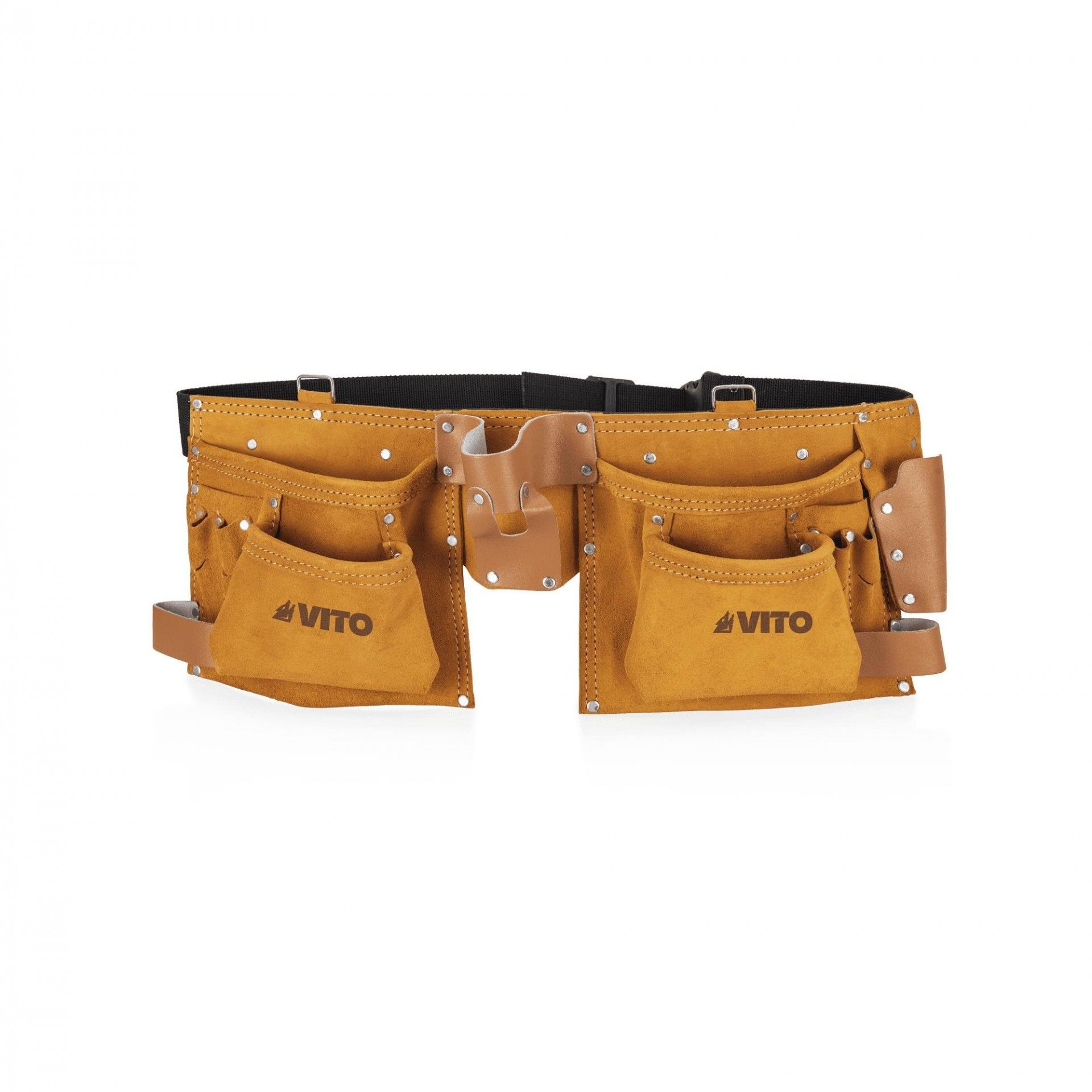 Bolsa dupla em couro para ferramentas refª VIBDC VITO