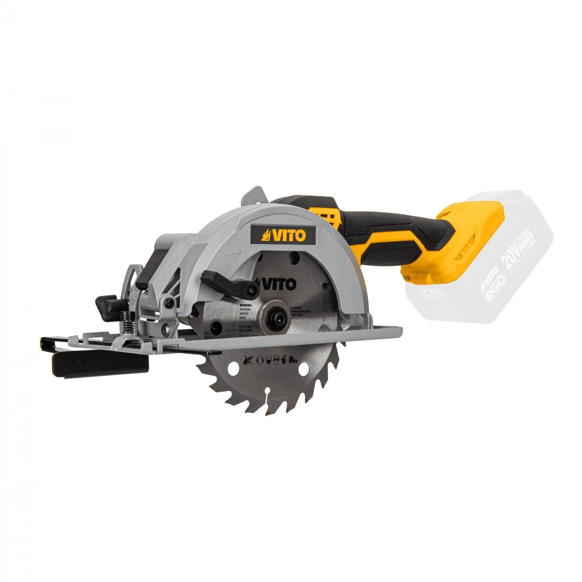 Serra circular brushless 140mm - 20v refª VIBCSCB14020 VITO