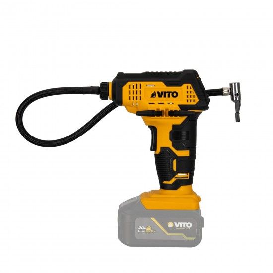 Pistola compressor s/ fios 20v li refª VIBCPCSFL20 VITO Pistola compressor s/ fios 20v li refª VIBCPCSFL20 VITO