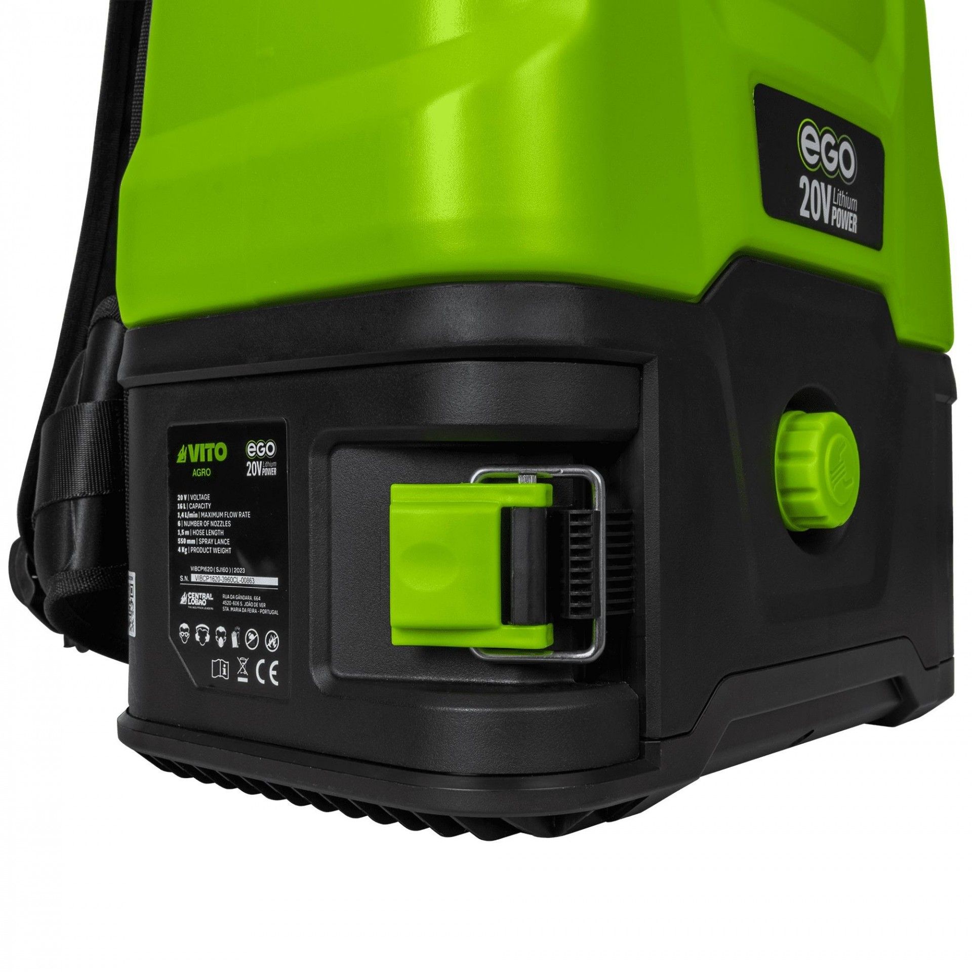 Pulverizador a Bateria 16L 20V refª VIBCP1620 Vito