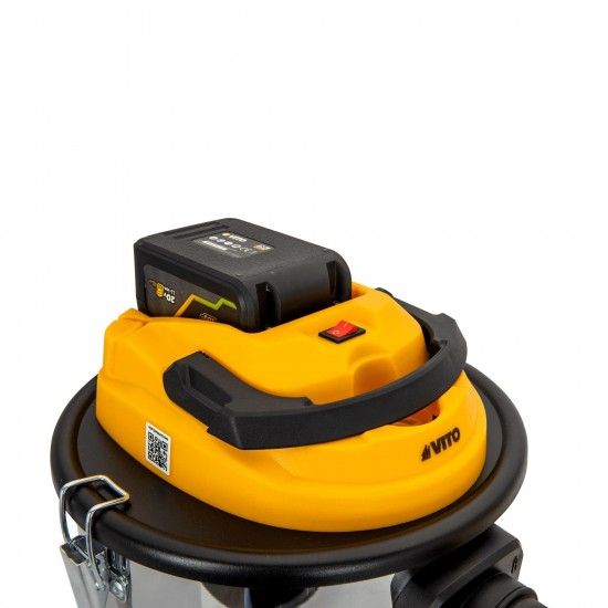 Aspirador/soprador de cinzas 12lt s/ fios 20v li ref VIBCASC12SFL20 VITO