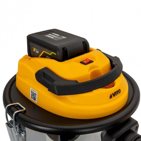 Aspirador/soprador de cinzas 12lt s/ fios 20v li ref VIBCASC12SFL20 VITO