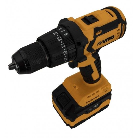 APARAFUSADORA C/PERCUSSÃO 20V 4.0Ah REF VIBBSFL204 VITO APARAFUSADORA C/PERCUSSÃO 20V 4.0Ah REF VIBBSFL204 VITO