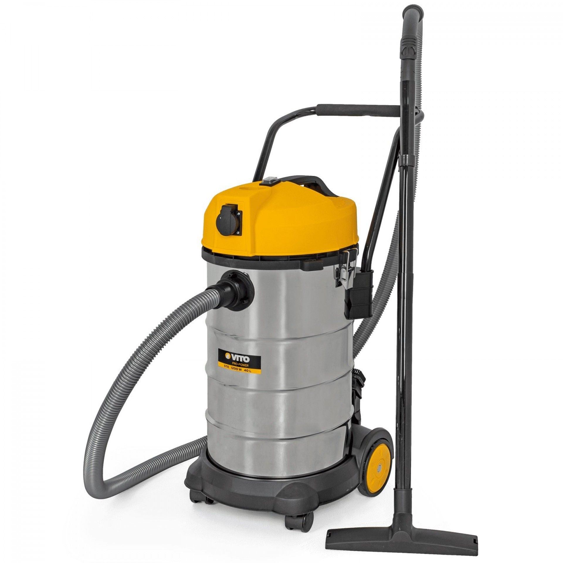 Aspirador Industrial sólidos e líquidos 1200w 40L Ref VIASL40 VITO