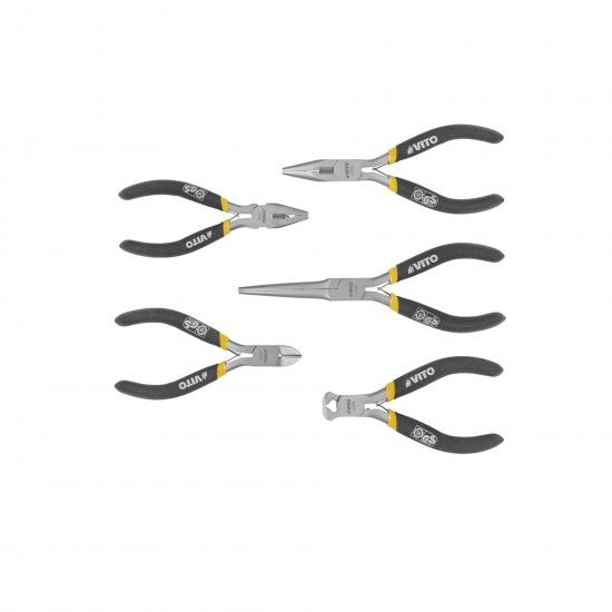 Conjunto de 5 alicates eletrnica ref VIAE5 VITO