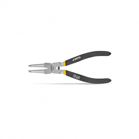 Alicate de freios internos ponta curva 170mm ref� VIAFI150 VITO