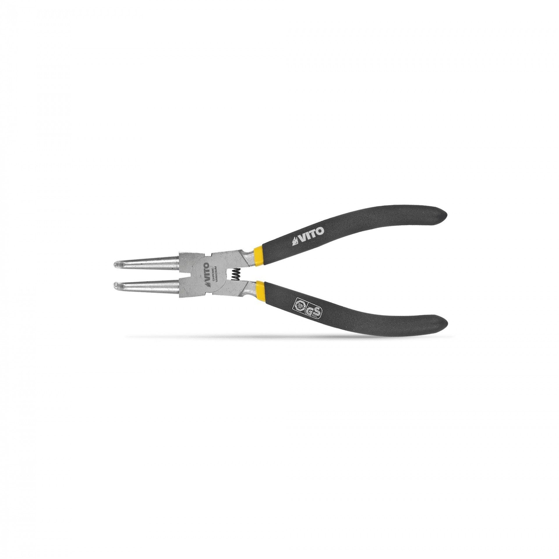 Alicate de freios internos ponta curva 170mm refª VIAFI150 VITO