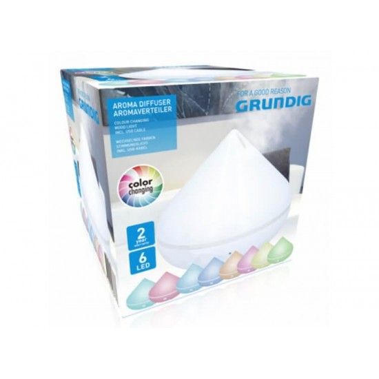 DIFUSOR DE AROMA C/ 6 CORES LED GRUNDIG ref� T2-B3737 MADER