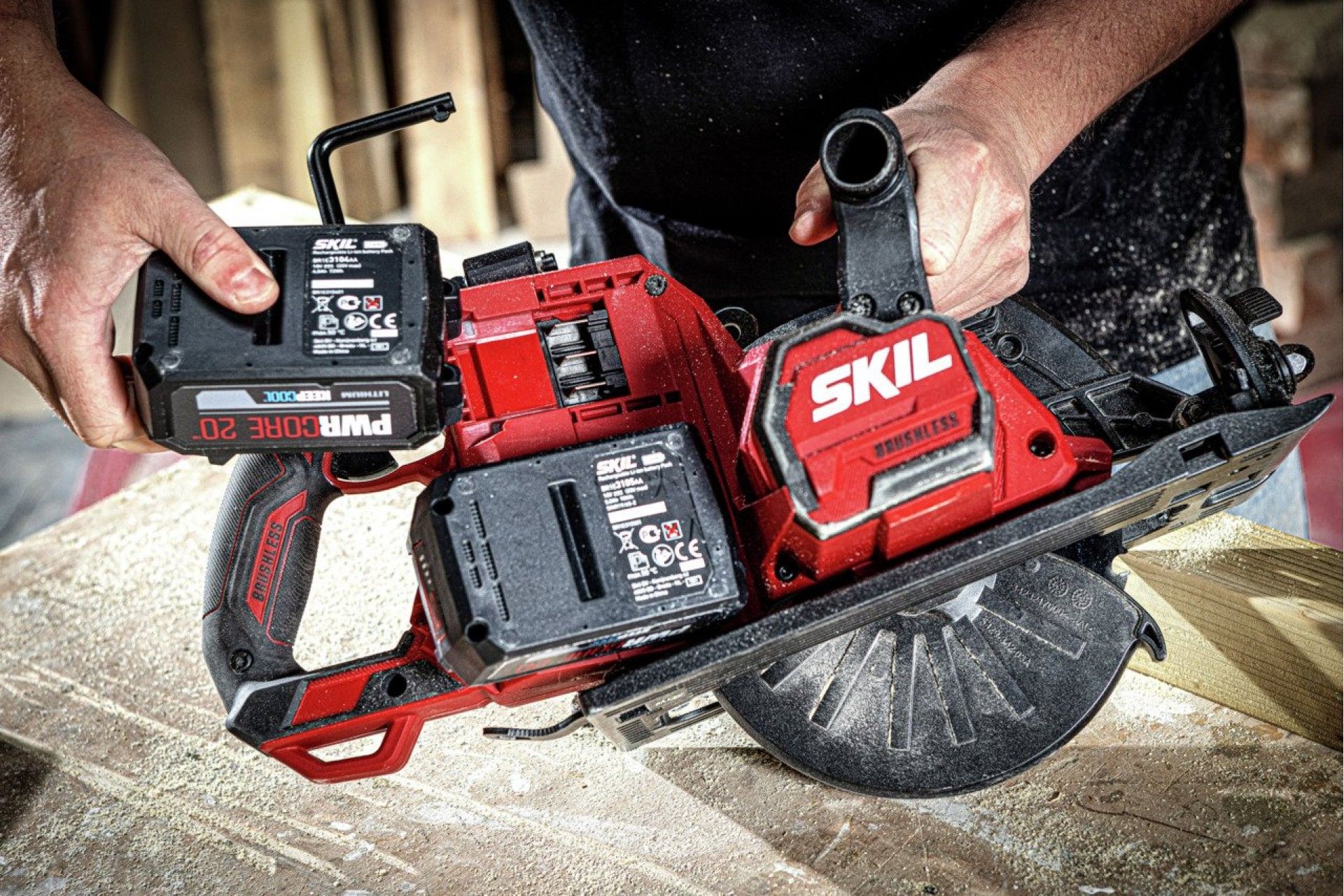 Serra circular sem fio «XP brushless» 3572 EA refª SW1E3572EA Skil