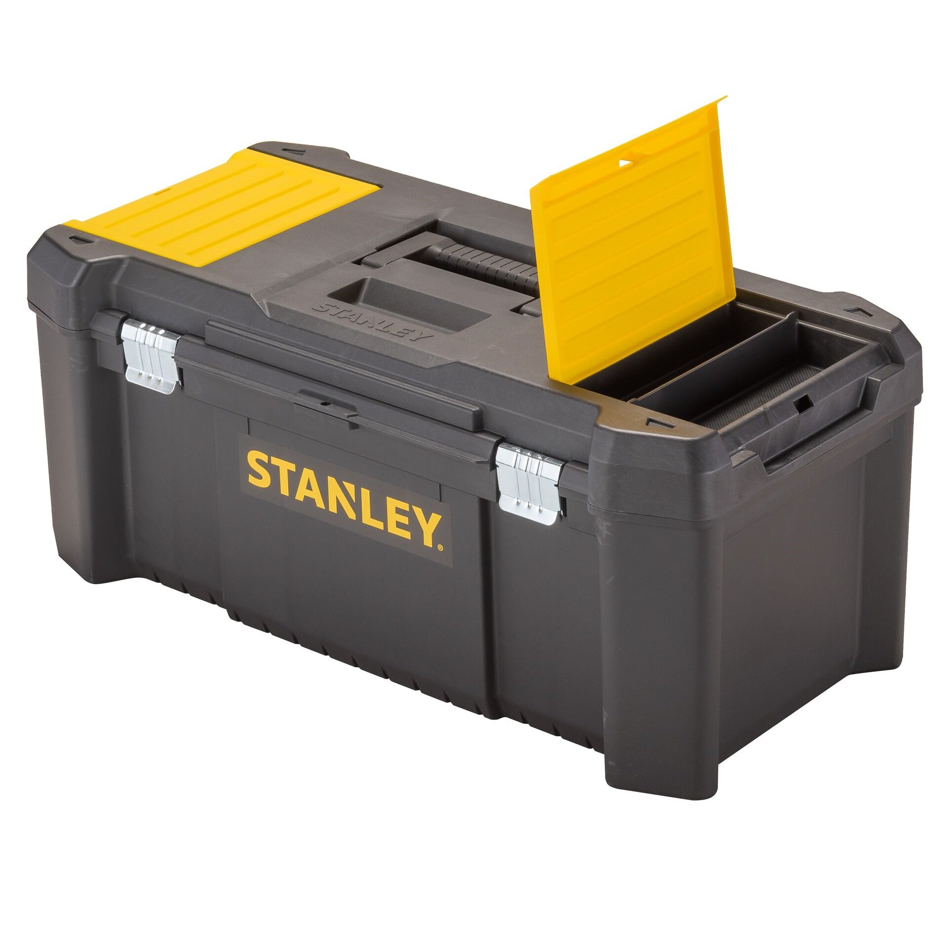 Caixa de ferramentas de plástico 26"/67cm com fechos de metal refª STST82976-1 STANLEY