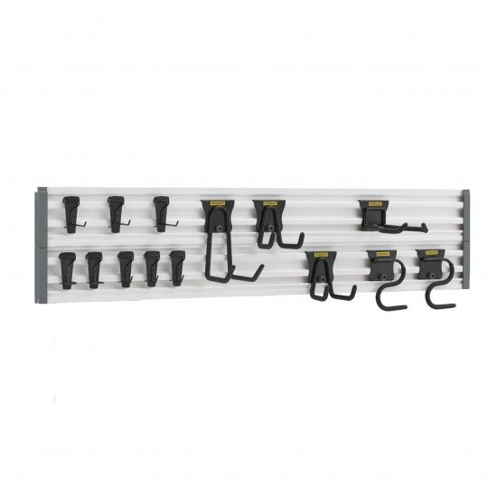 2 trilhos Vesatrack + 18 ganchos variados ref STST22000-1 STANLEY