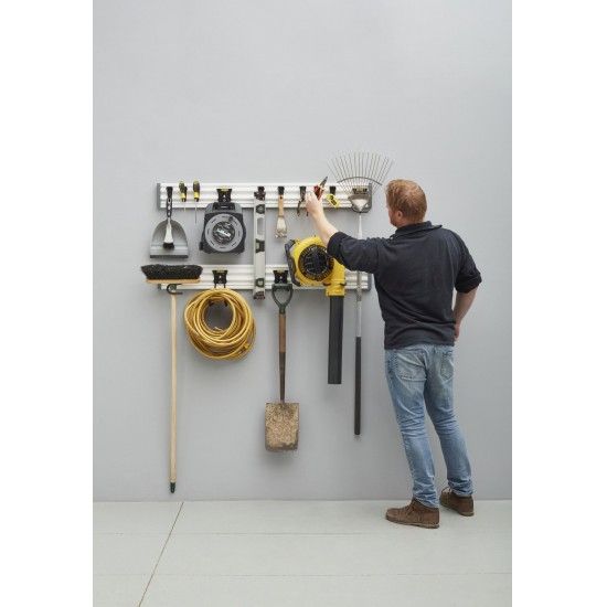 2 trilhos Vesatrack + 18 ganchos variados ref STST22000-1 STANLEY