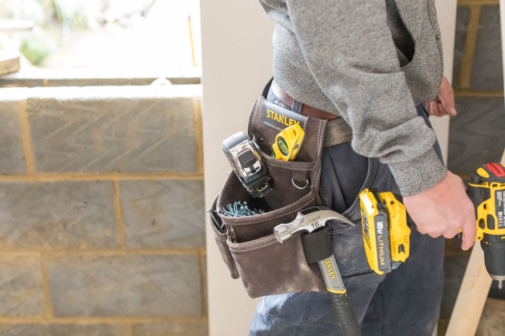 Bolsa para pregos com 2 bolsos refª STST1-80116 STANLEY