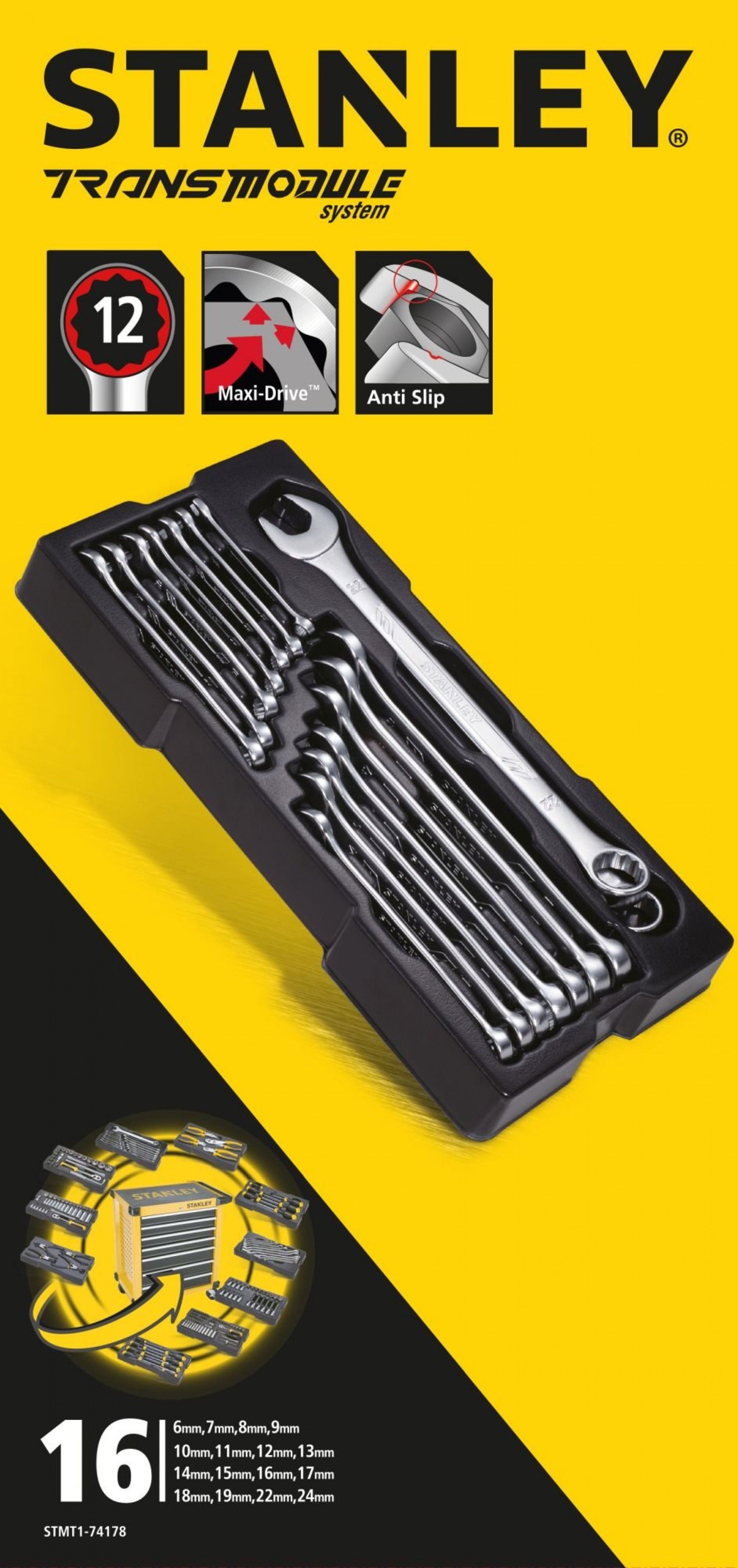 CARRO METÁLICO C/91 FERRAMENTAS STHT6-80827 STANLEY