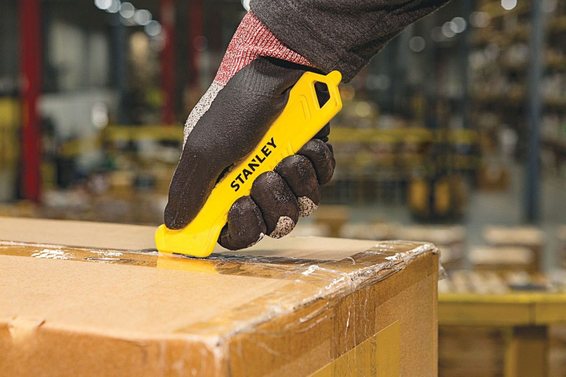 Cortador de embalagens de uma cara ? 10 unidades refª STHT10355-1 STANLEY