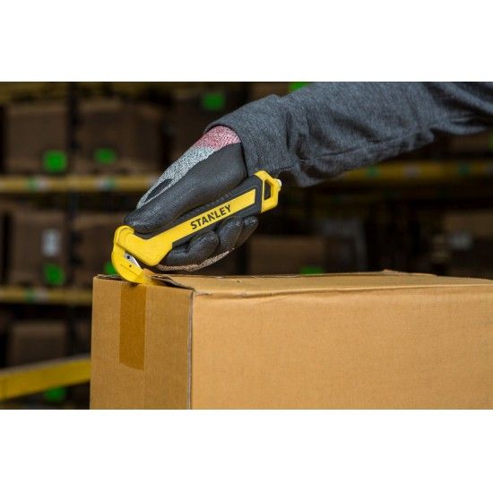 Cortador de embalagens de um lado, bi-matéria refª STHT10356-0 STANLEY Cortador de embalagens de um lado, bi-matéria refª STHT10356-0 STANLEY