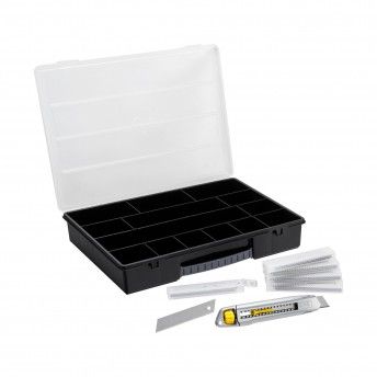Organizador + X-acto + 50 laminas refª STHT10018-9 STANLEY Organizador + X-acto + 50 laminas refª STHT10018-9 STANLEY