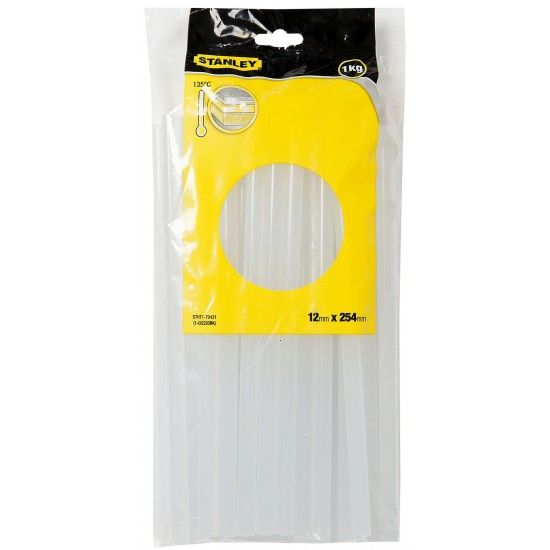 Barras transparentes de 1kg 12mm x 254mm ref� STHT1-70431 STANLEY