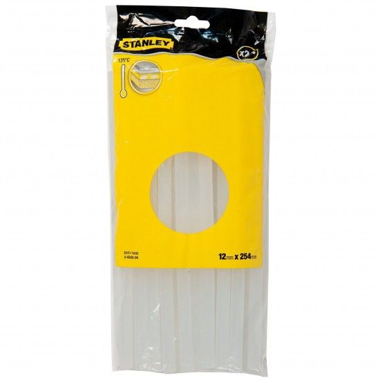Barras translcida 24unidades por saco 12mm x 254mm ref STHT1-70432 STANLEY