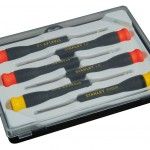 Jogo 6 chaves de fenda fixos refª STHT0-62631 STANLEY Jogo 6 chaves de fenda fixos refª STHT0-62631 STANLEY