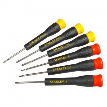 Jogo 6 chaves de fenda fixos ref STHT0-62632 STANLEY