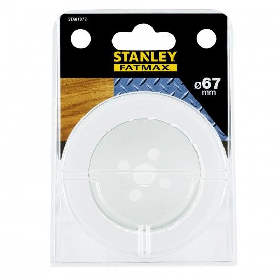 Broca de coroa bimet�lica 67mm.Prof de corte 38.3 mm ref� STA81072-XJ STANLEY