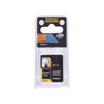 Broca de coroa bimetlica 35mm.Prof de corte 38.3 mm ref STA81037-XJ STANLEY