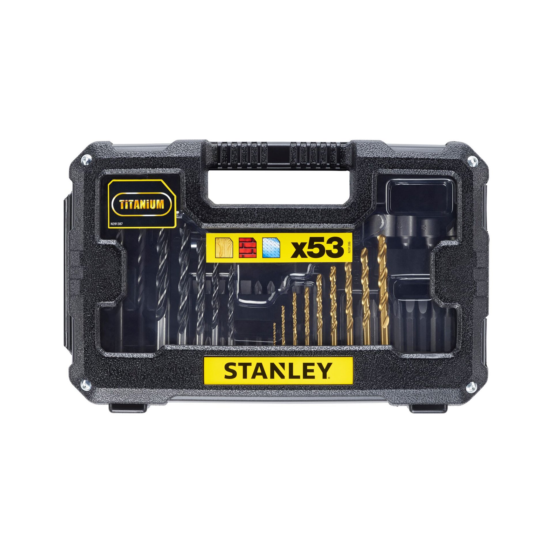 Jogo de 53 peças para furar e aparafusar refª STA7223-XJ STANLEY