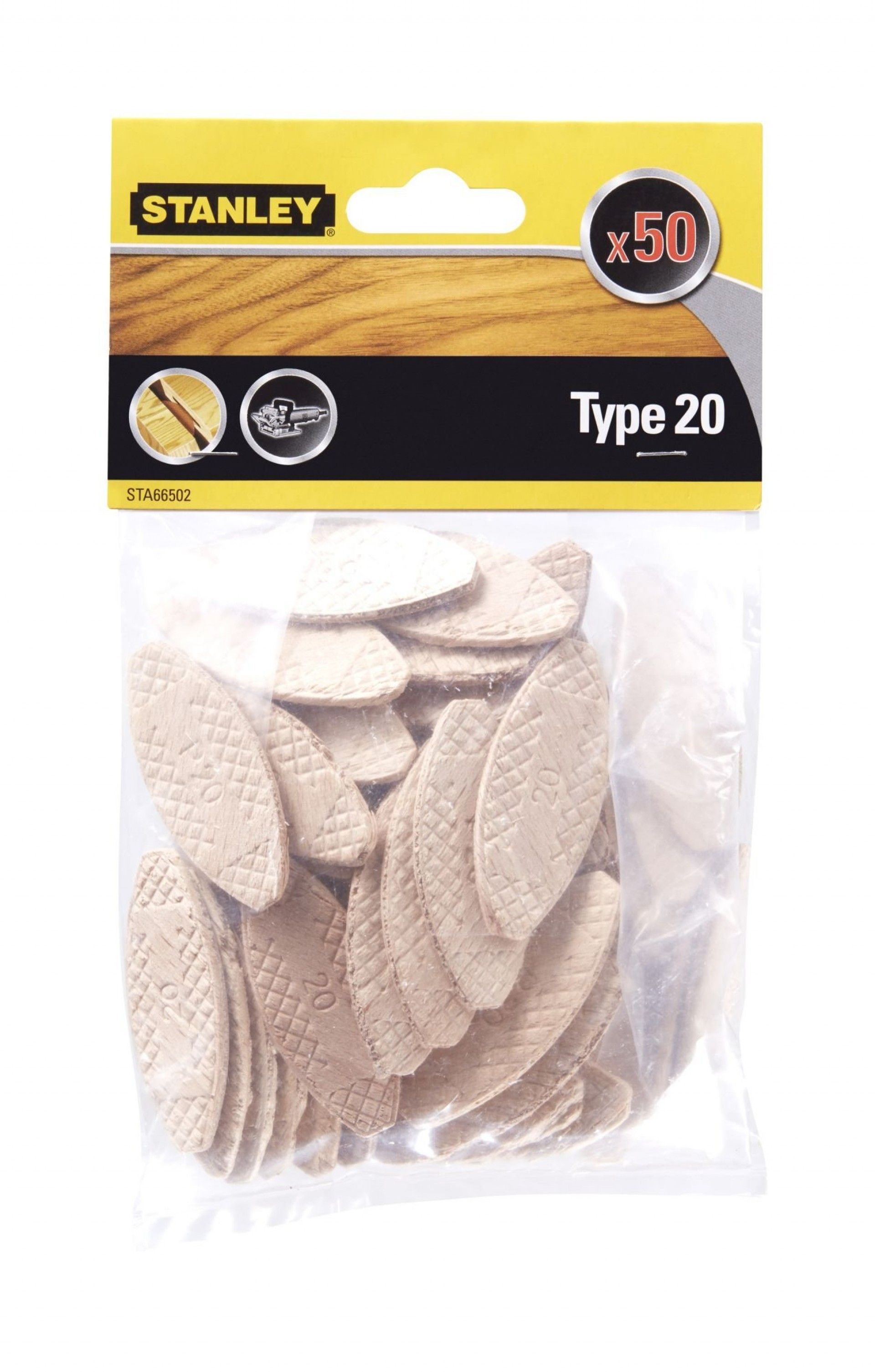 50 Lamelas madeira 24 x 60mm refª STA66502-QZ STANLEY