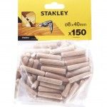 150 Buchas madeira  6x30 mm ref STA66433-QZ STANLEY