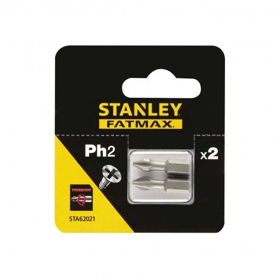 2 pontas Tor��o 25mm Ph2 ref� STA62021-XJ STANLEY