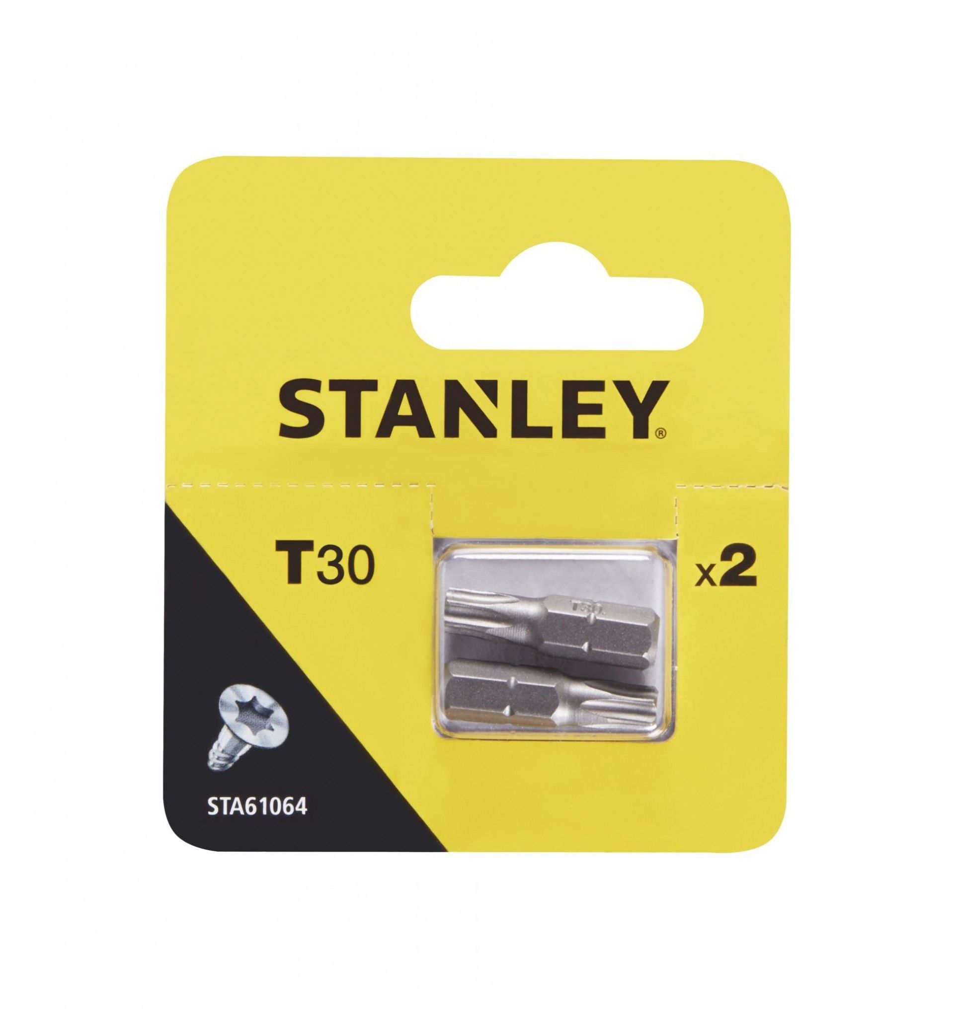 2 pontas Torx 25mm T30 refª STA61064-XJ STANLEY