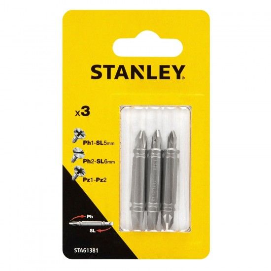 3 Pontas dupla função 48mm ref.STA61381-XJ STANLEY 3 Pontas dupla função 48mm ref.STA61381-XJ STANLEY