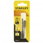 2 Brocas piloto  2, 3 mm Eixo 6,35 mm ref STA61420-XJ STANLEY