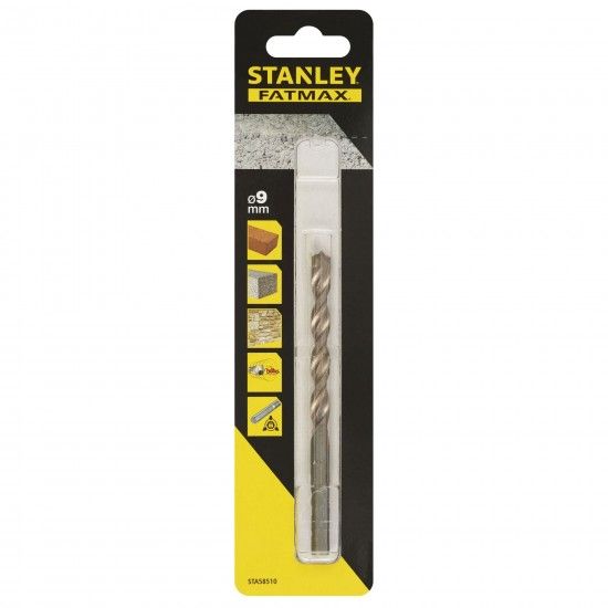 Brocas para pedra com haste de 3 cara 9x120mm ref STA58510-QZ STANLEY