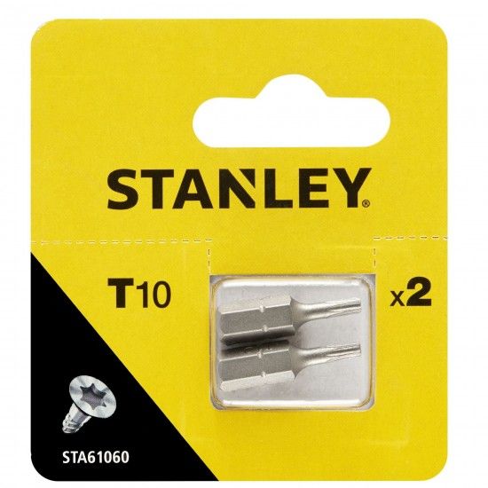 2 pontas Torx 25mm T10 ref� STA61060-XJ STANLEY