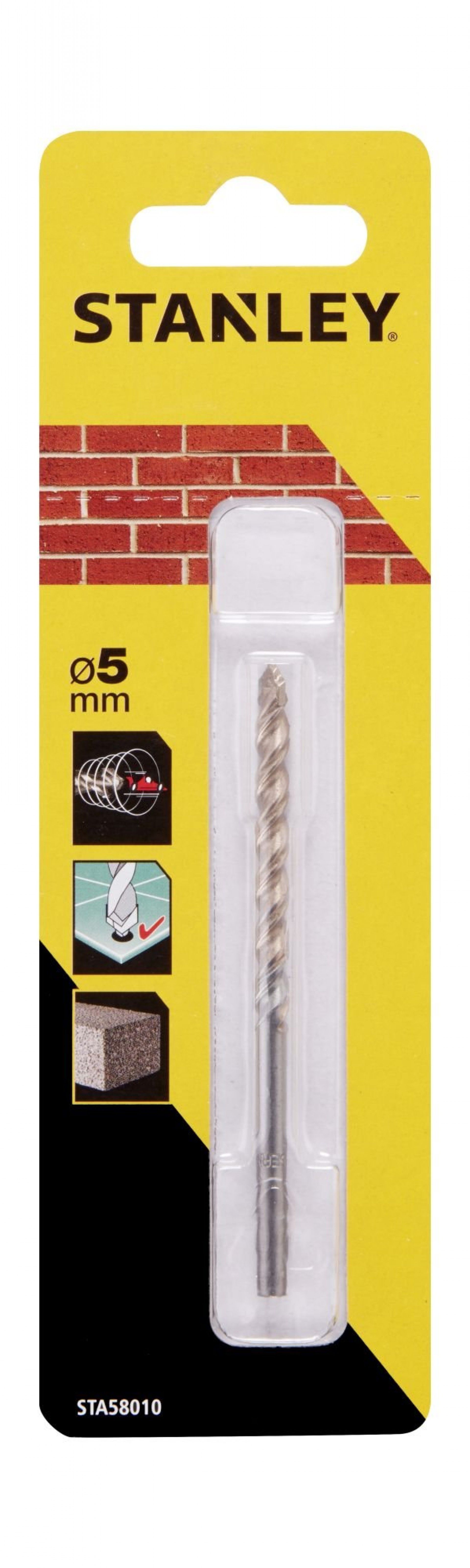 Broca pedra 5x85mm refª STA58010-QZ STANLEY