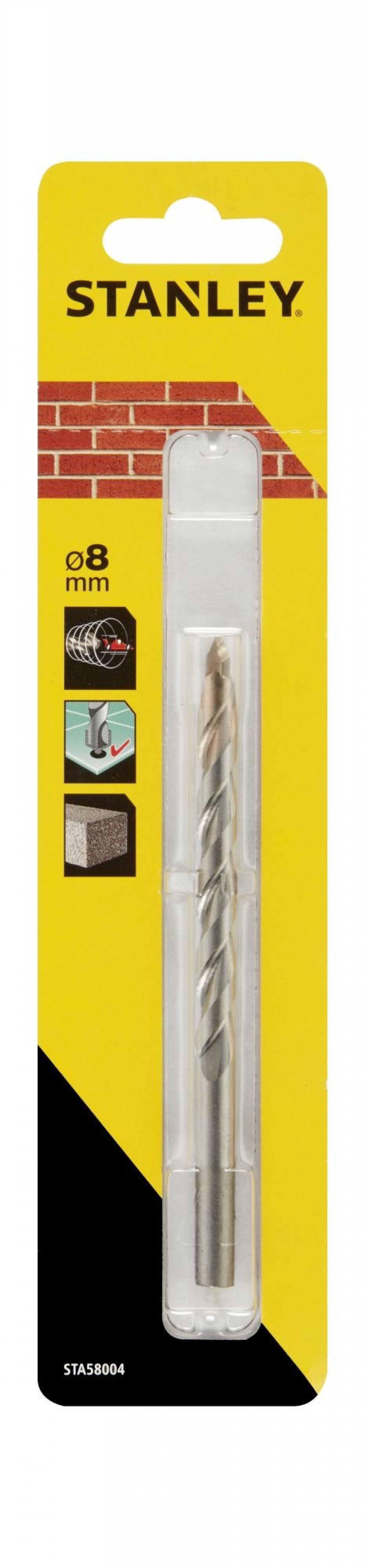 Broca pedra 8x120mm refª STA58004-QZ STANLEY