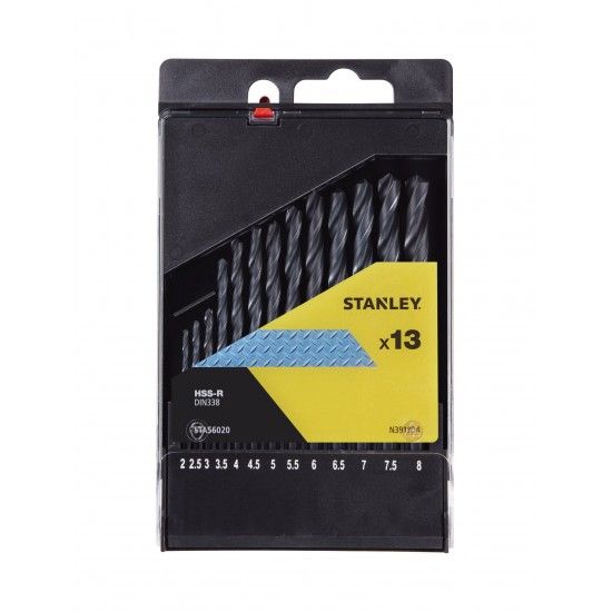 Cassete com 13 brocas HSS-R para metal ref� STA56020-QZ STANLEY