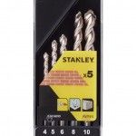 Cassete com 5 brocas para pedra com a ponta piloto ref� STA56099-QZ STANLEY
