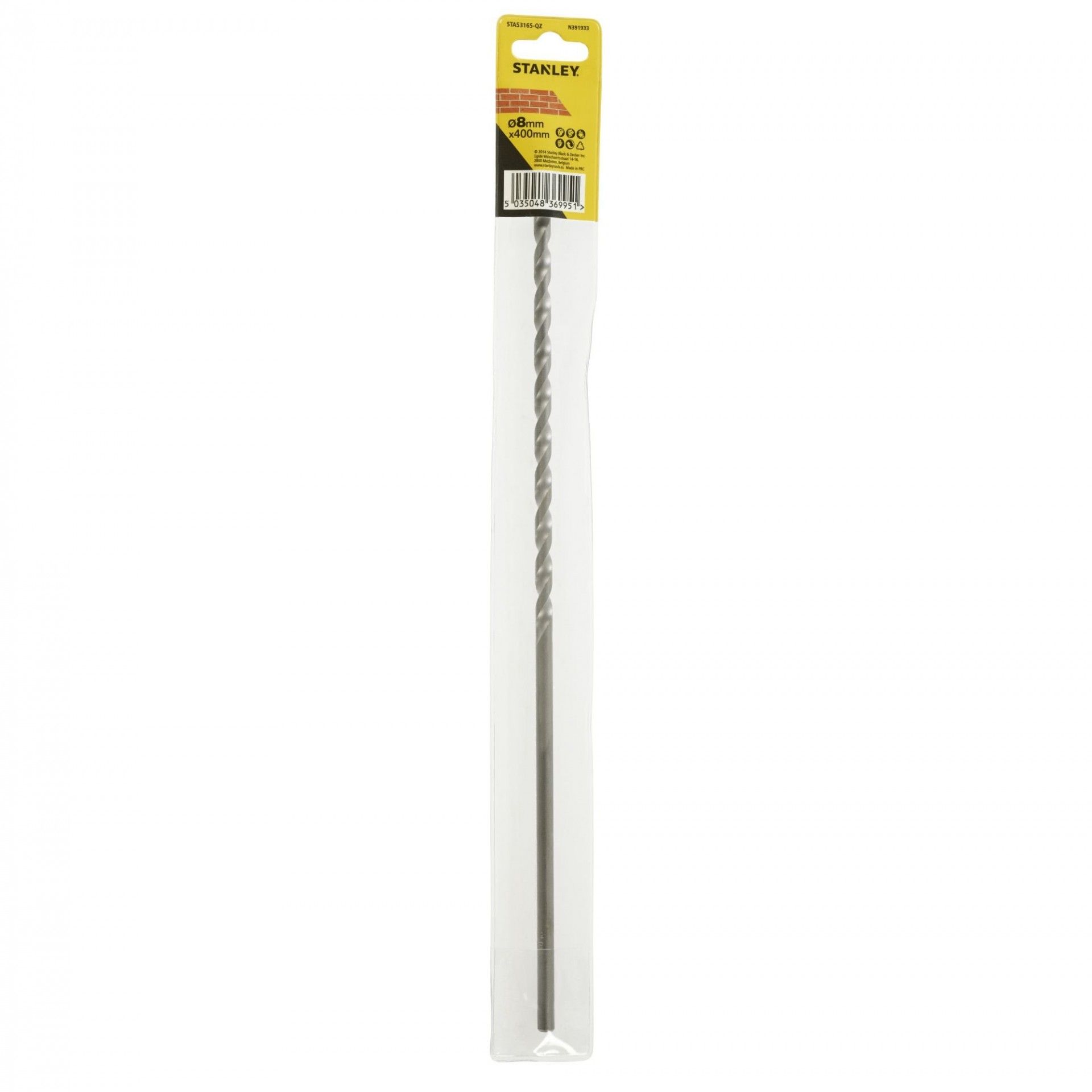 Broca pedra TCT 8X400 mm refª STA53165-QZ STANLEY
