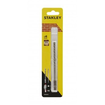Broca para pedra  6mm.Eixo hexagonal ref STA53018-XJ STANLEY