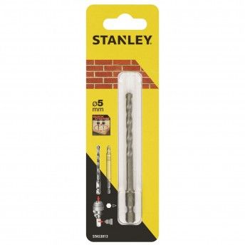 Broca para pedra  5mm.Eixo hexagonal ref STA53013-XJ STANLEY