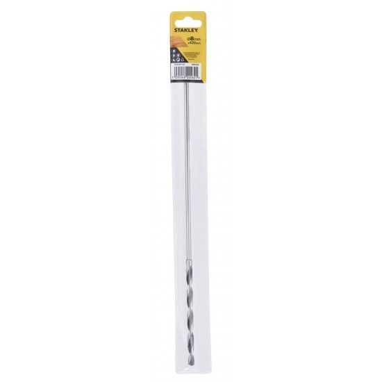 Broca para madeira 8mm Comprimento: 400mm refª STA52281-QZ STANLEY Broca para madeira 8mm Comprimento: 400mm refª STA52281-QZ STANLEY